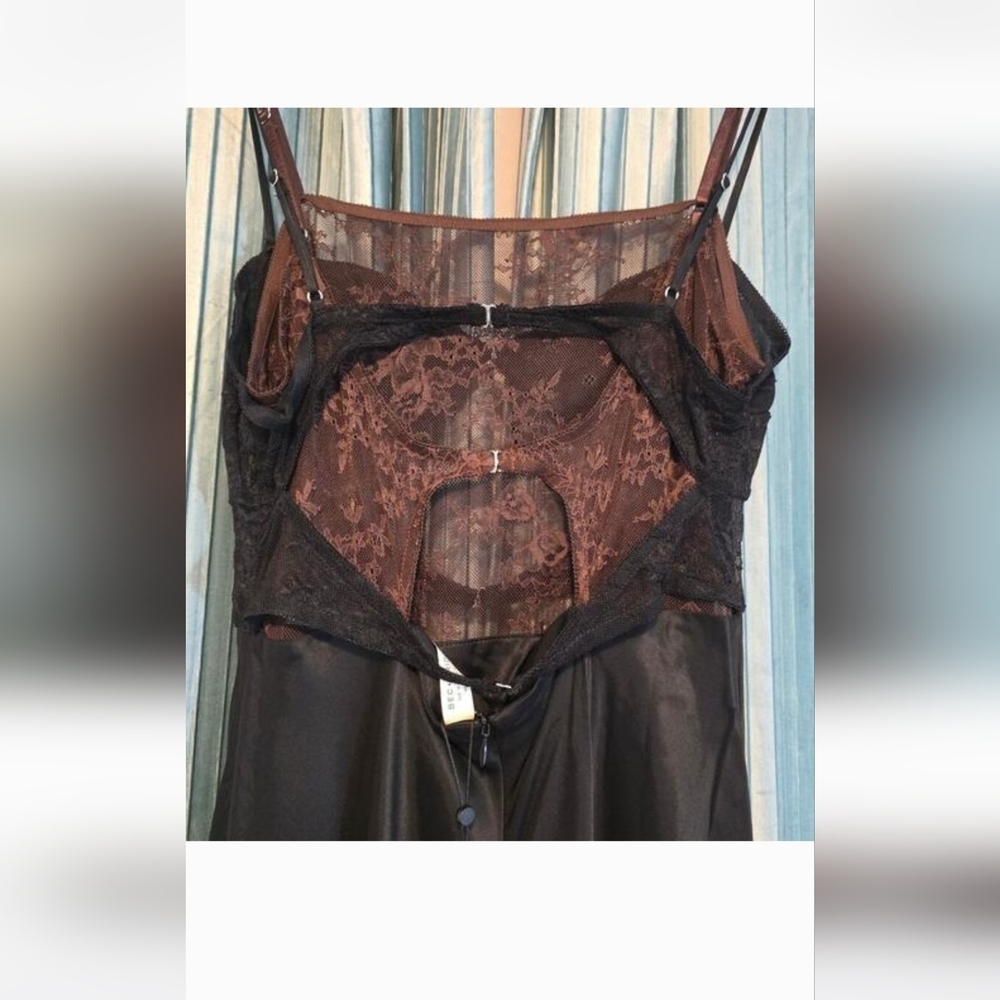 BEC + BRIDGE Amoras Cut-Out Maxi Dress Chocolate Black Size 10 NWT - Picture 6 of 8